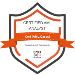 Certificate in AML Case Analysis - Digital Badge