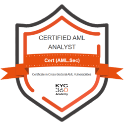 Certificate in Cross-Sectoral AML Vulnerabilities- Digital Badge