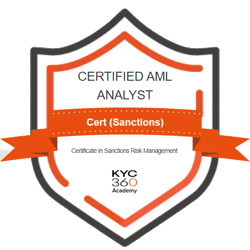 Certificate in Sanctions Risk Management - Digital Badge