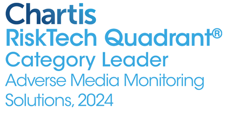 Chartis Adverse Media Screening Solutions Winner