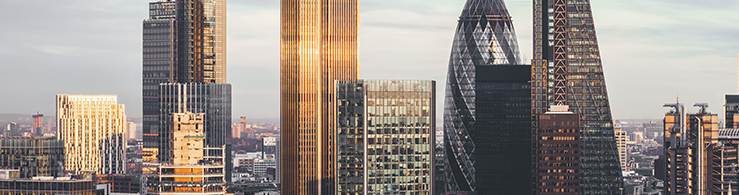 Thin image london skyline